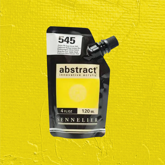 Sennelier Acrylic paint pouch in yellow