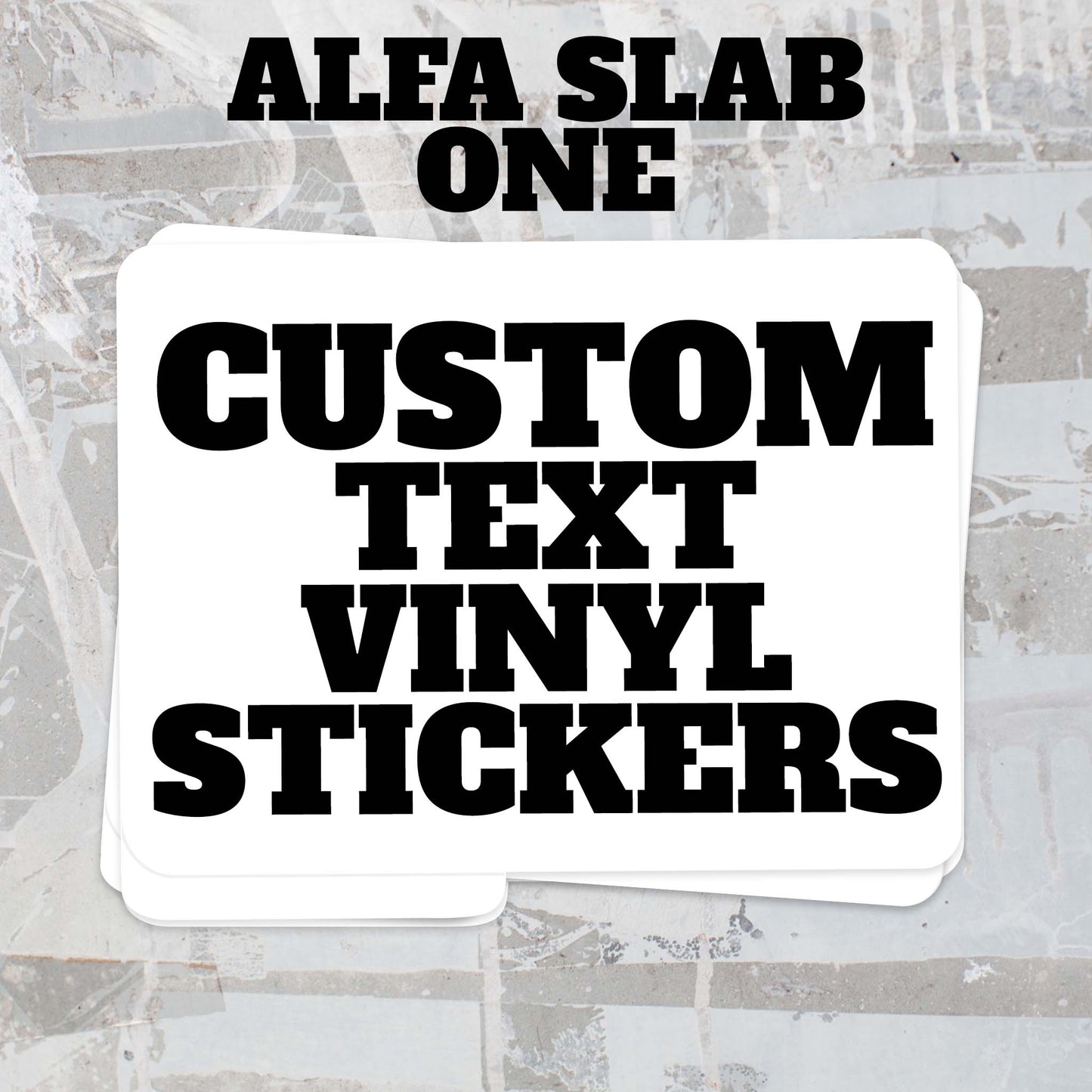 Custom Rectangle Vinyl Stickers