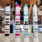 black, magenta, aqua, white art primo solid marker streakers