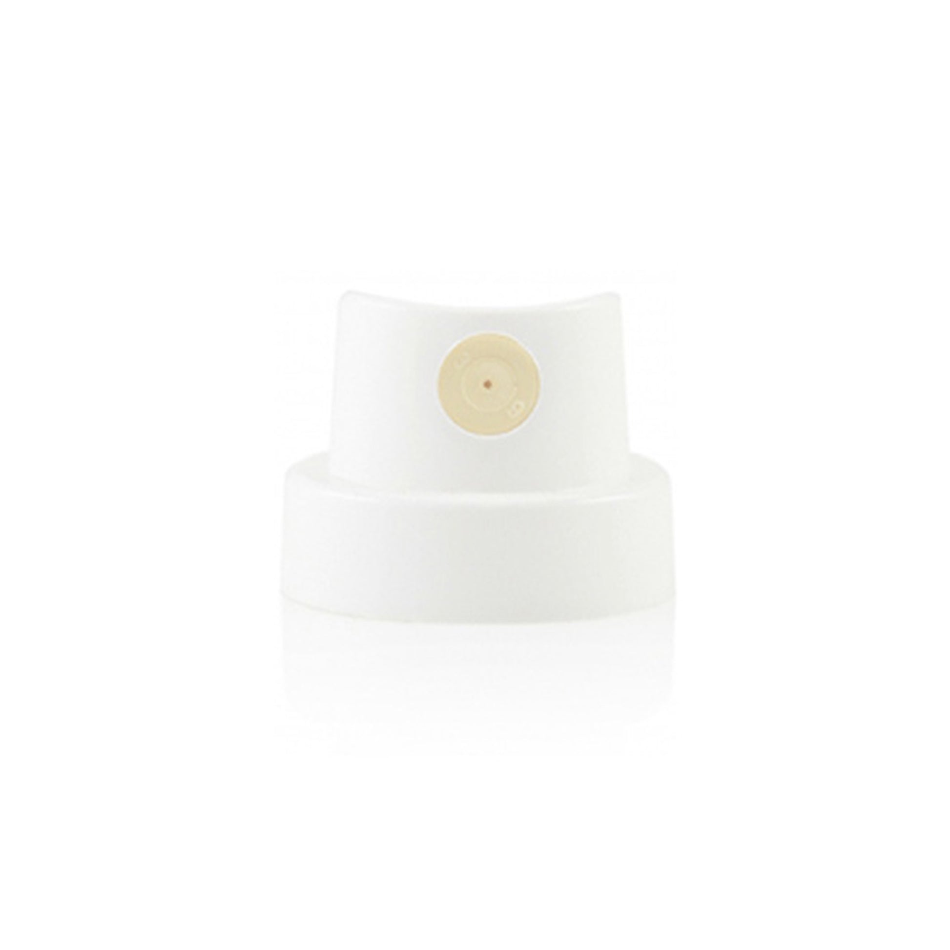 skinny beige dot cap on a white background