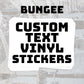 Custom Rectangle Vinyl Stickers