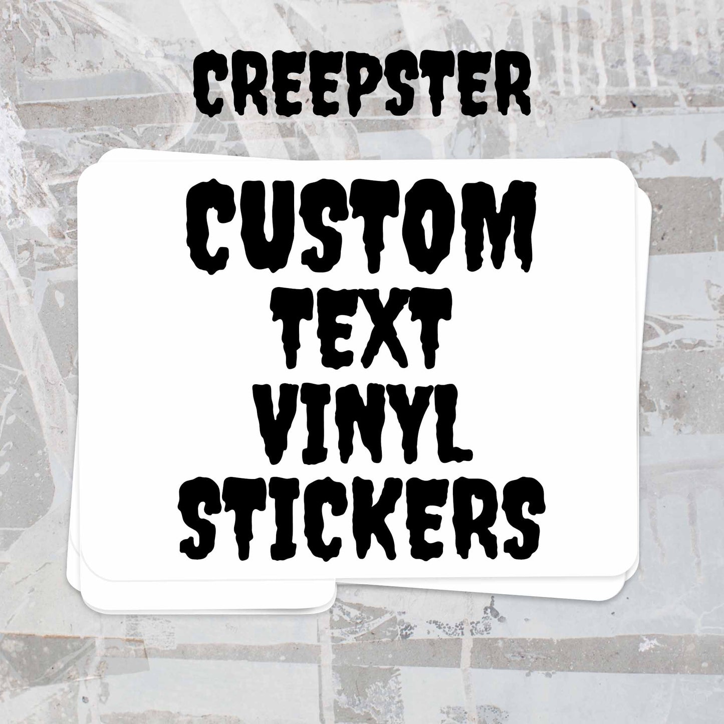 Custom Rectangle Vinyl Stickers
