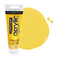 Daler & Rowney beginner's metallic yellow acrylic paint tube