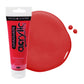 Daler & Rowney beginner's red acrylic paint tube