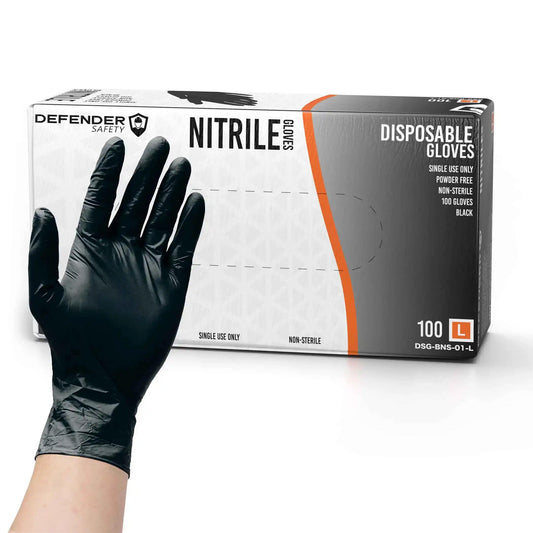 Nitrile Disposable Gloves Box of 100
