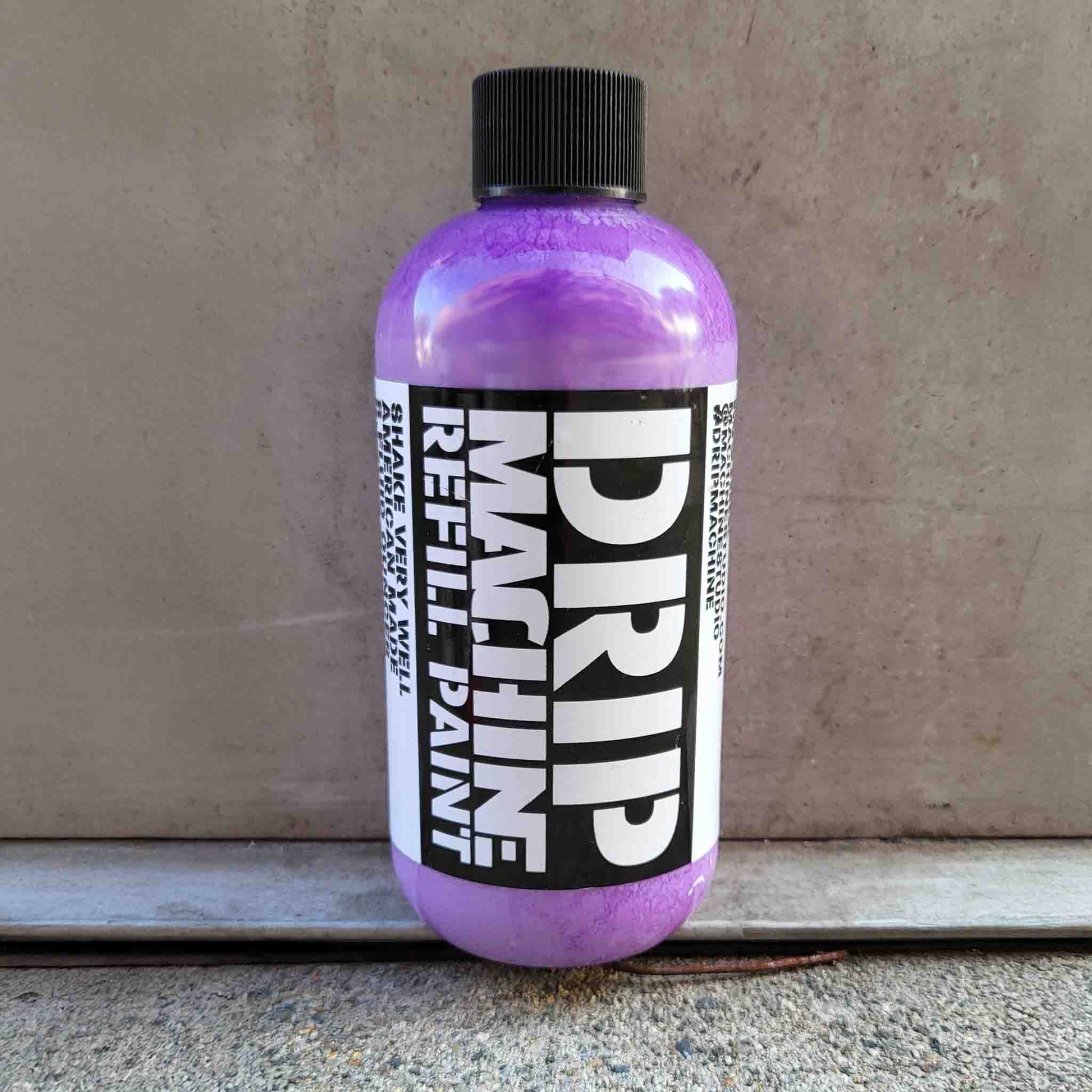 Purple bottle of Drip Machine Refill Paint