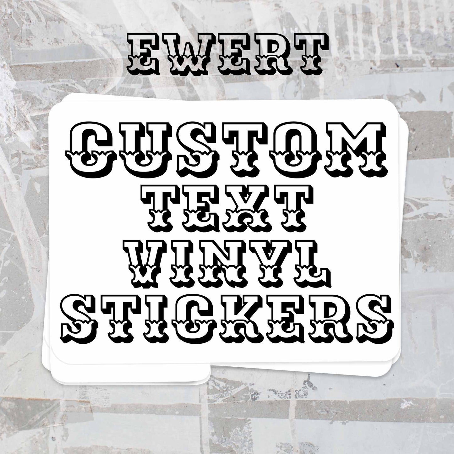 Custom Rectangle Vinyl Stickers