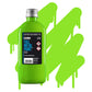 Graffiti art squeeze, mop marker refill paint in bright green.