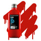 Graffiti art squeeze, mop marker refill paint in red.