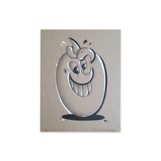 Original drawing by street artist Atomik for art collections.