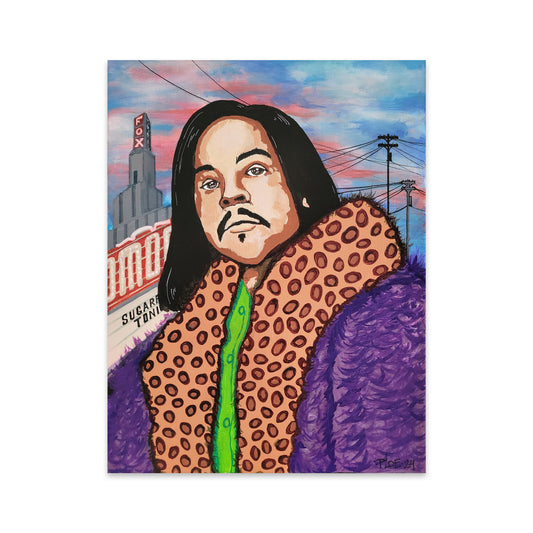 Sugar Free portrait, original art for art collectors. 