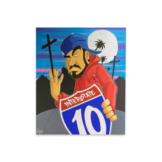 Original painting by street artist Rawbs for art collectors