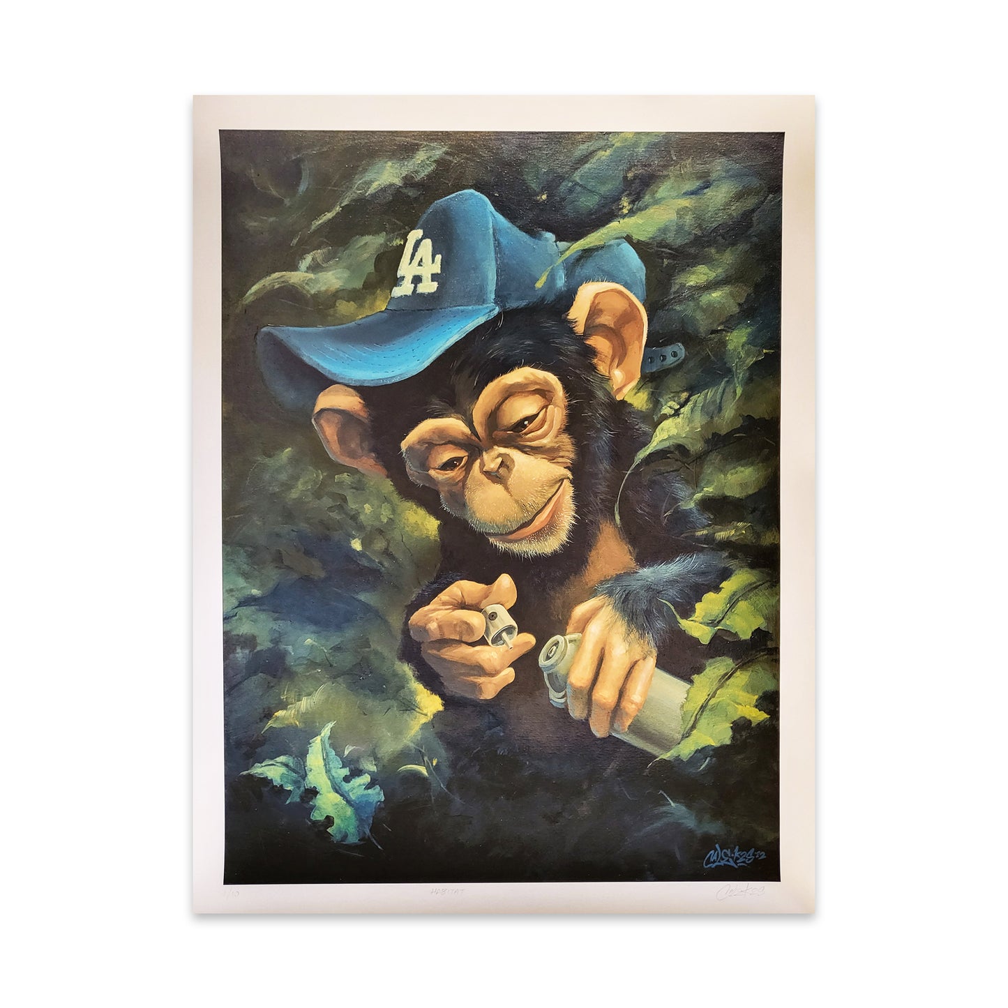 Giclee print on archival paper by street artist Cale One k2s.