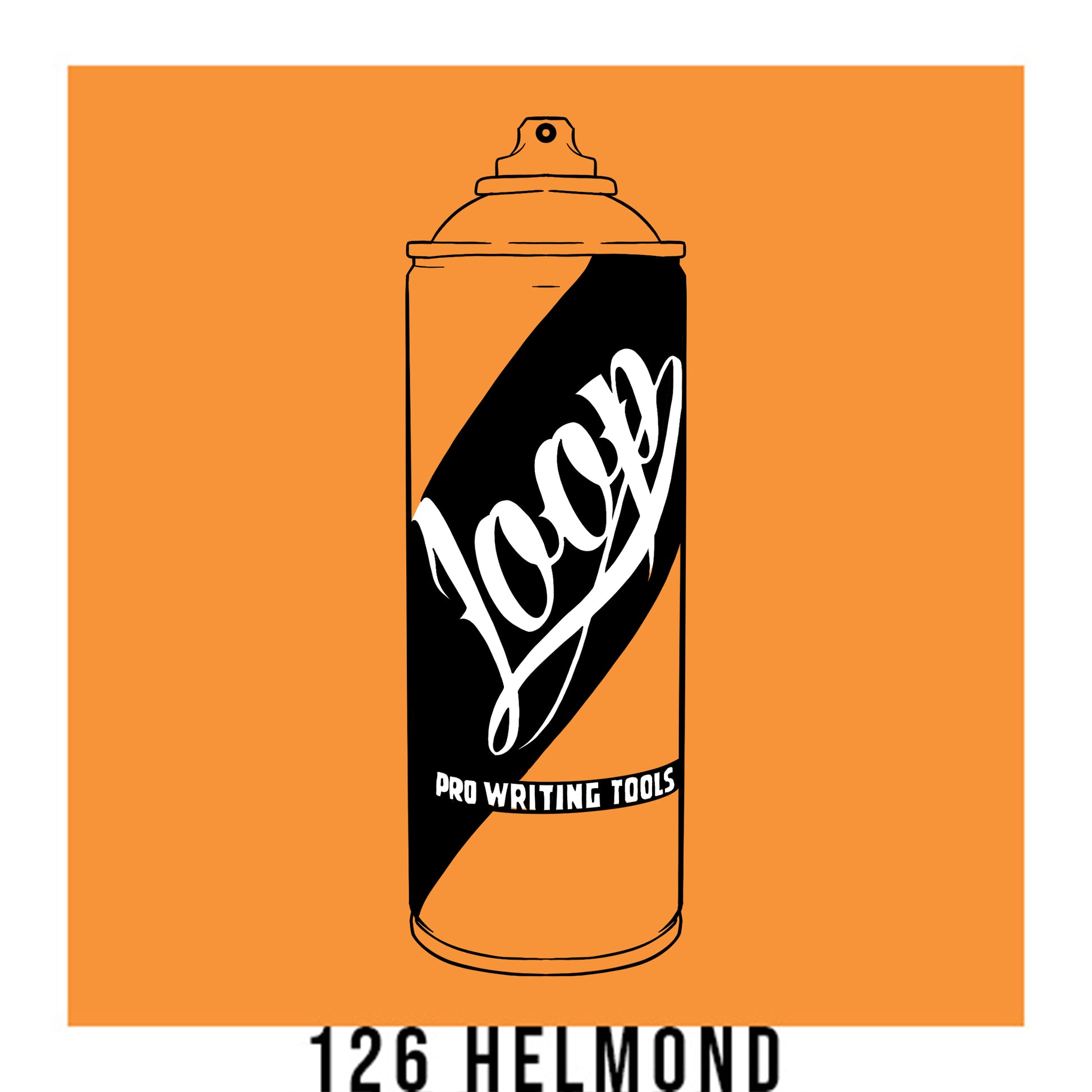 Loop colors artist spray paint in Helmond orange..