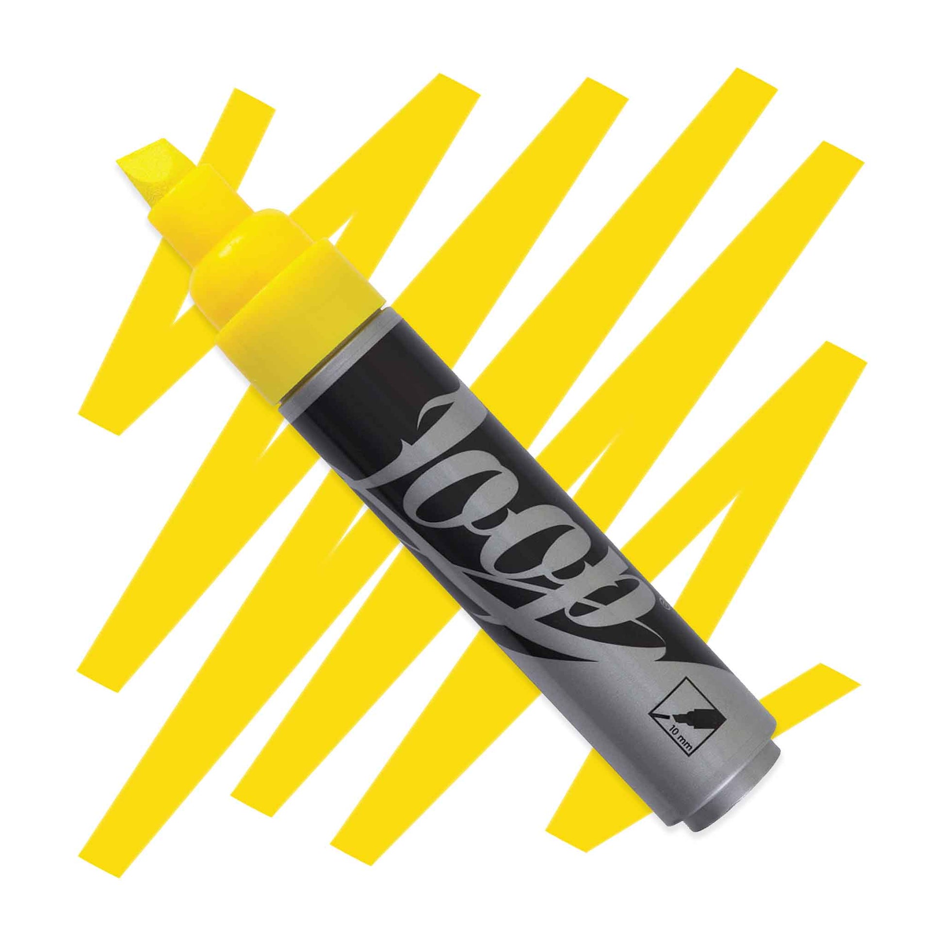Chiseled Loop 10mm paint marker barcelona yellow