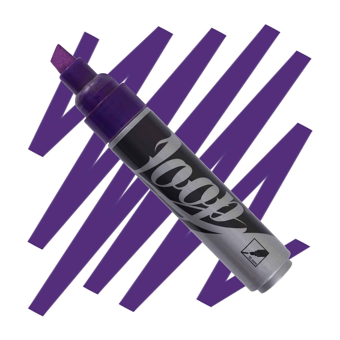 Chiseled Loop 10mm paint marker moss purple