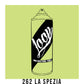 Loop Colors spray paint can in the color La Spezia green