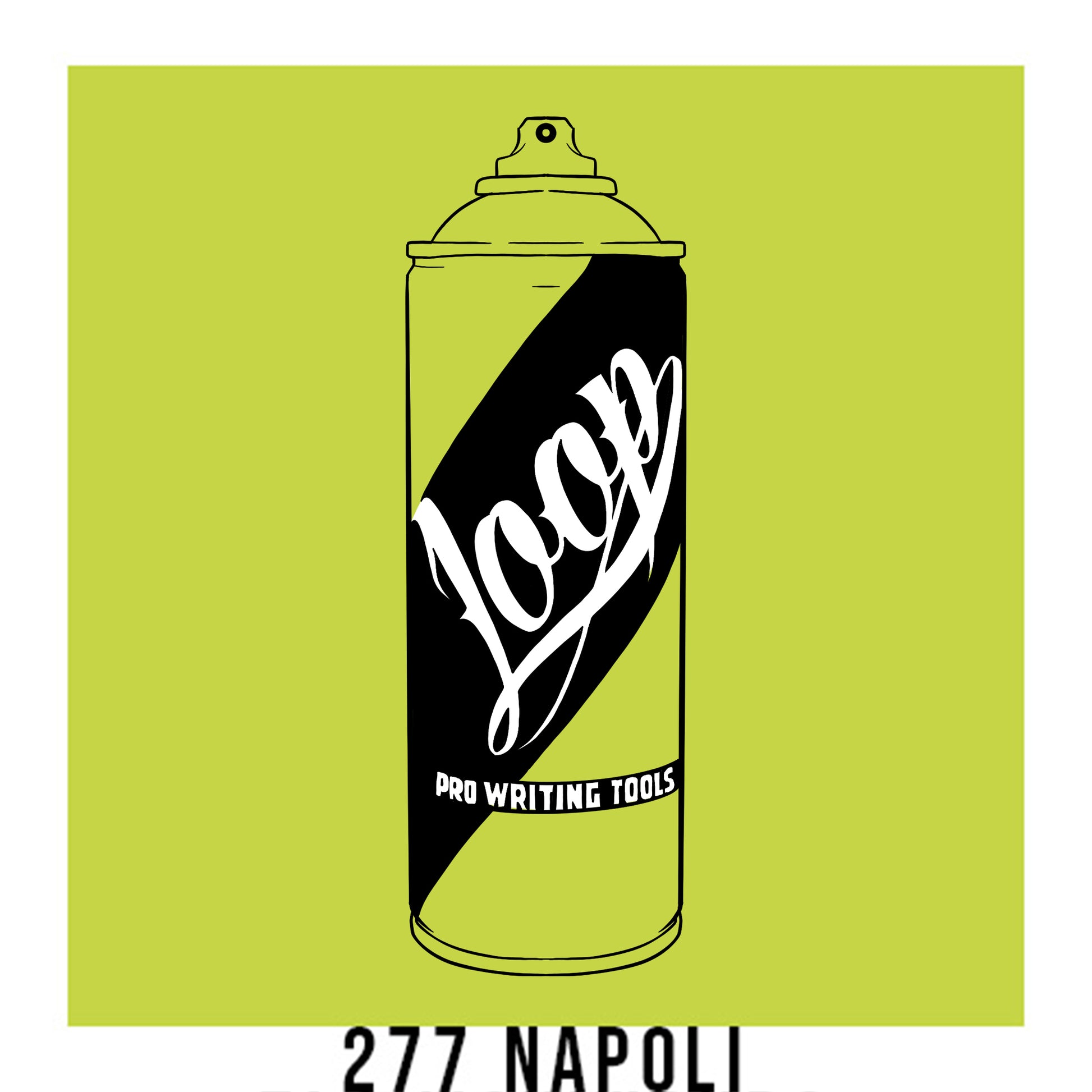 Loop Colors spray paint can in the color Napoli green