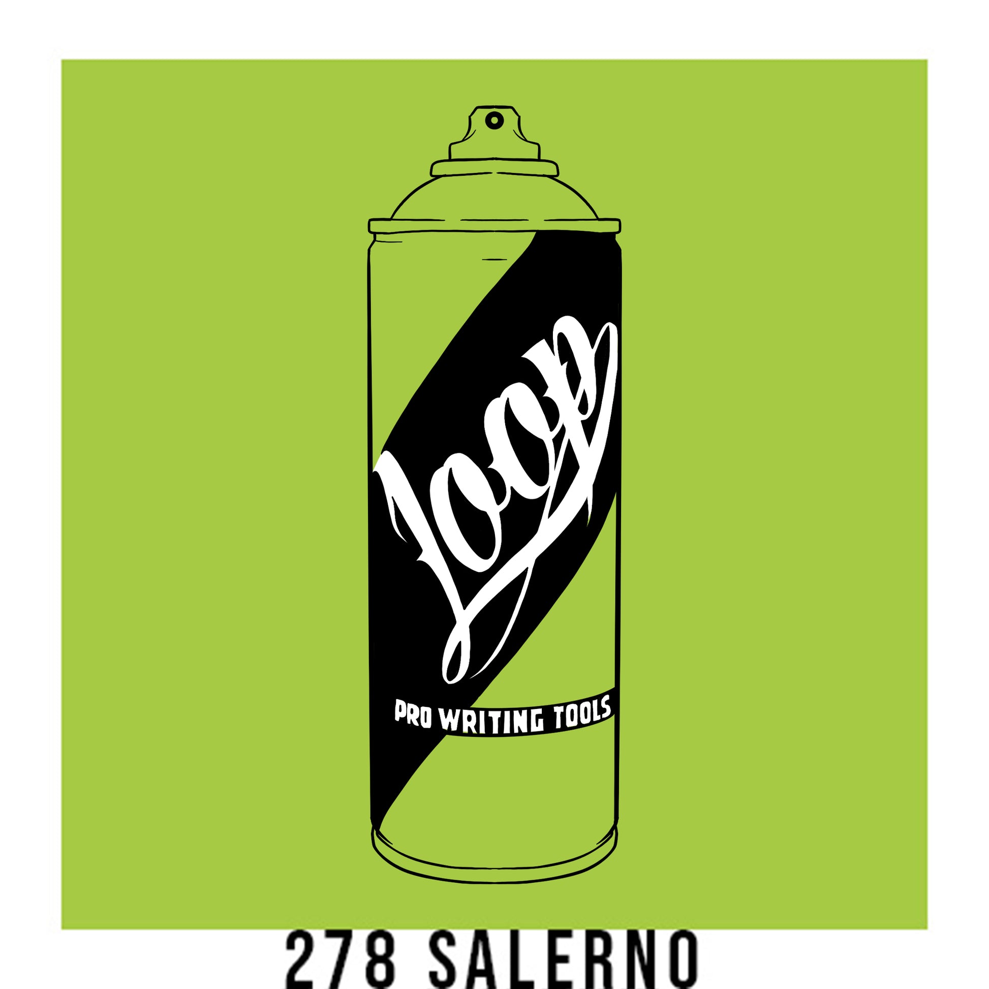 Loop Colors spray paint can in the color Salerno green