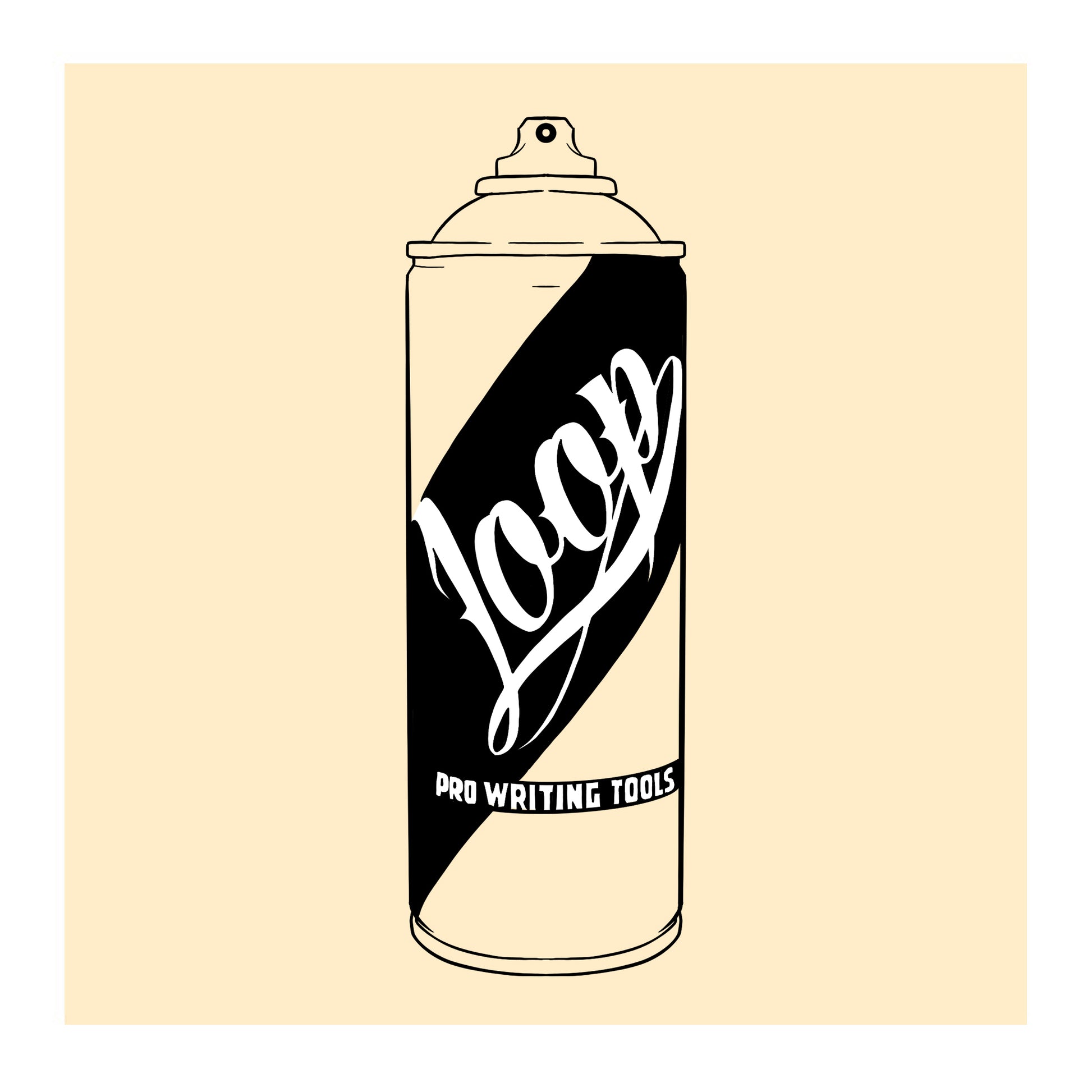 Loop Colors spray paint can in Vienna light beige