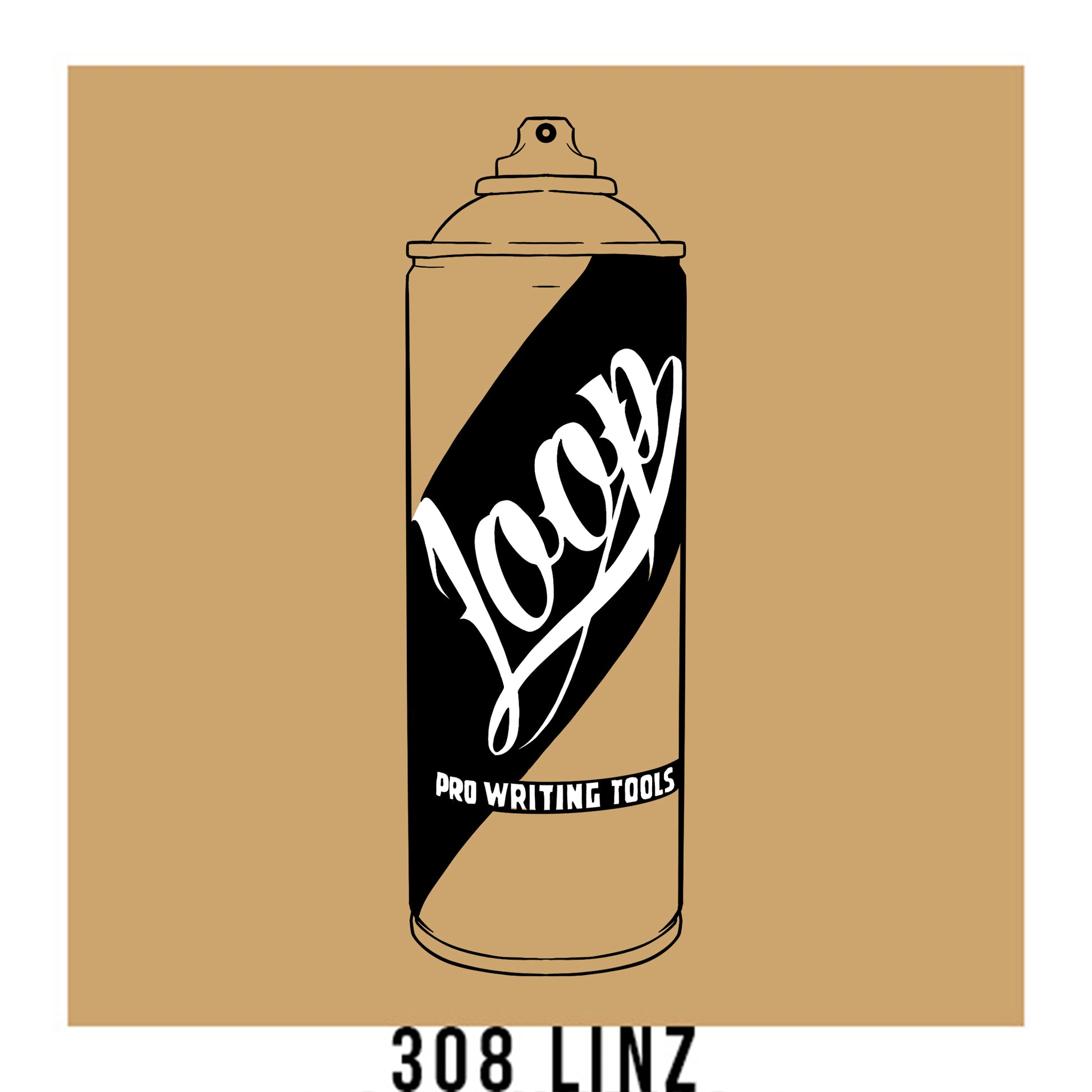 Loop Colors spray paint can in the color Linz beige