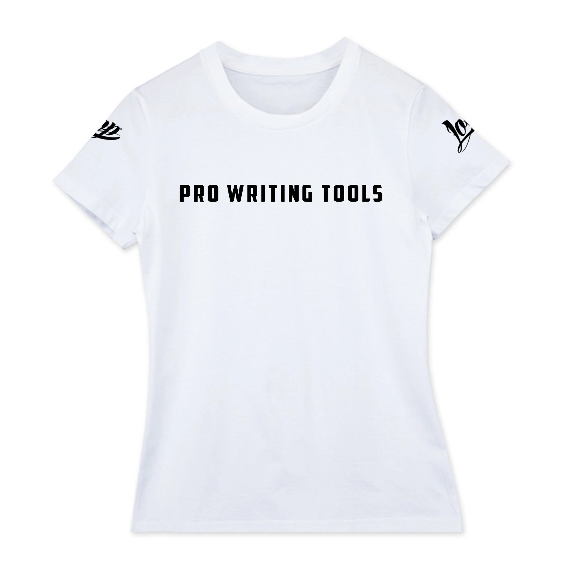 Graffiti spray paint brand Loop Colors white women's t shirt front design