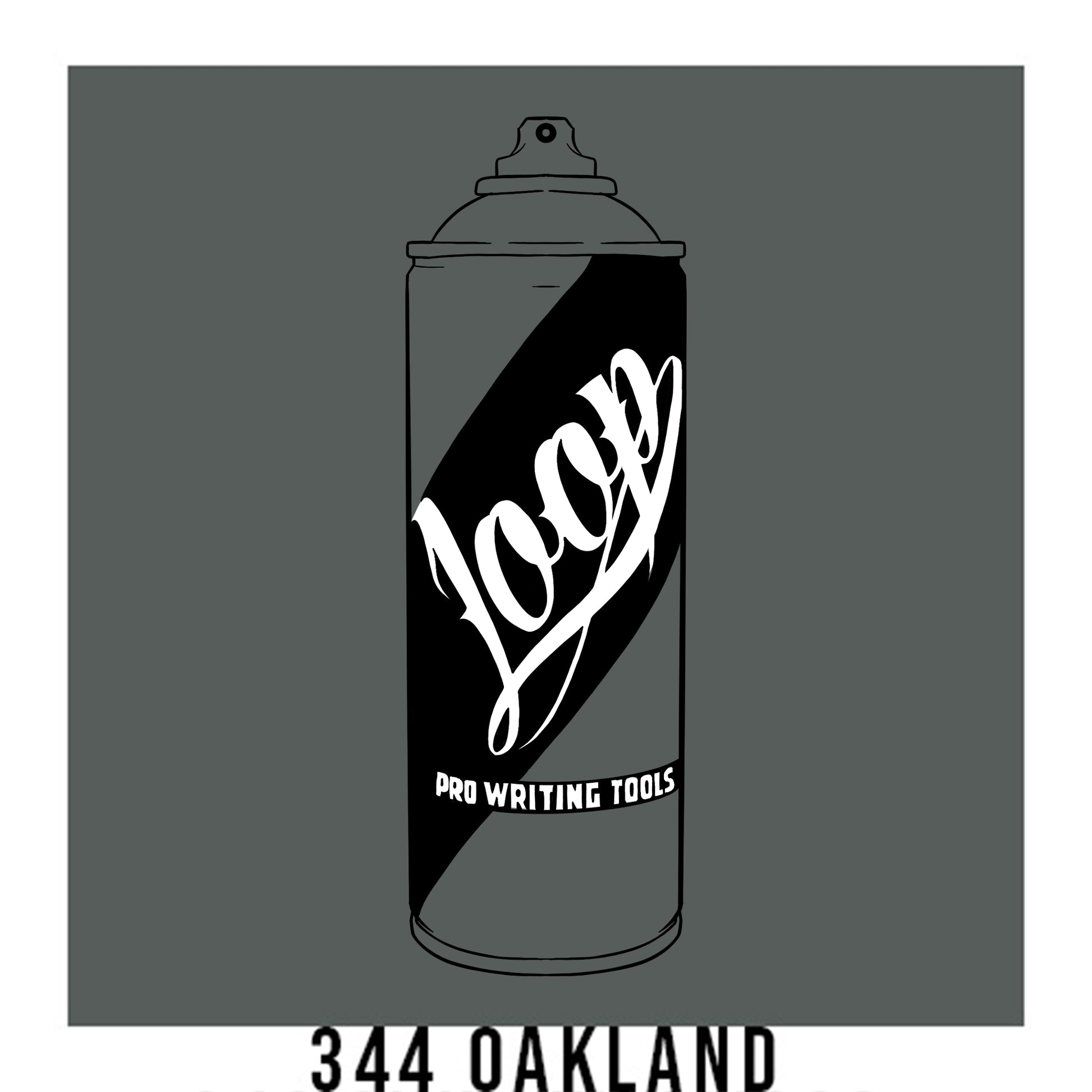 Loop Colors spray paint can in the color Oakland grey