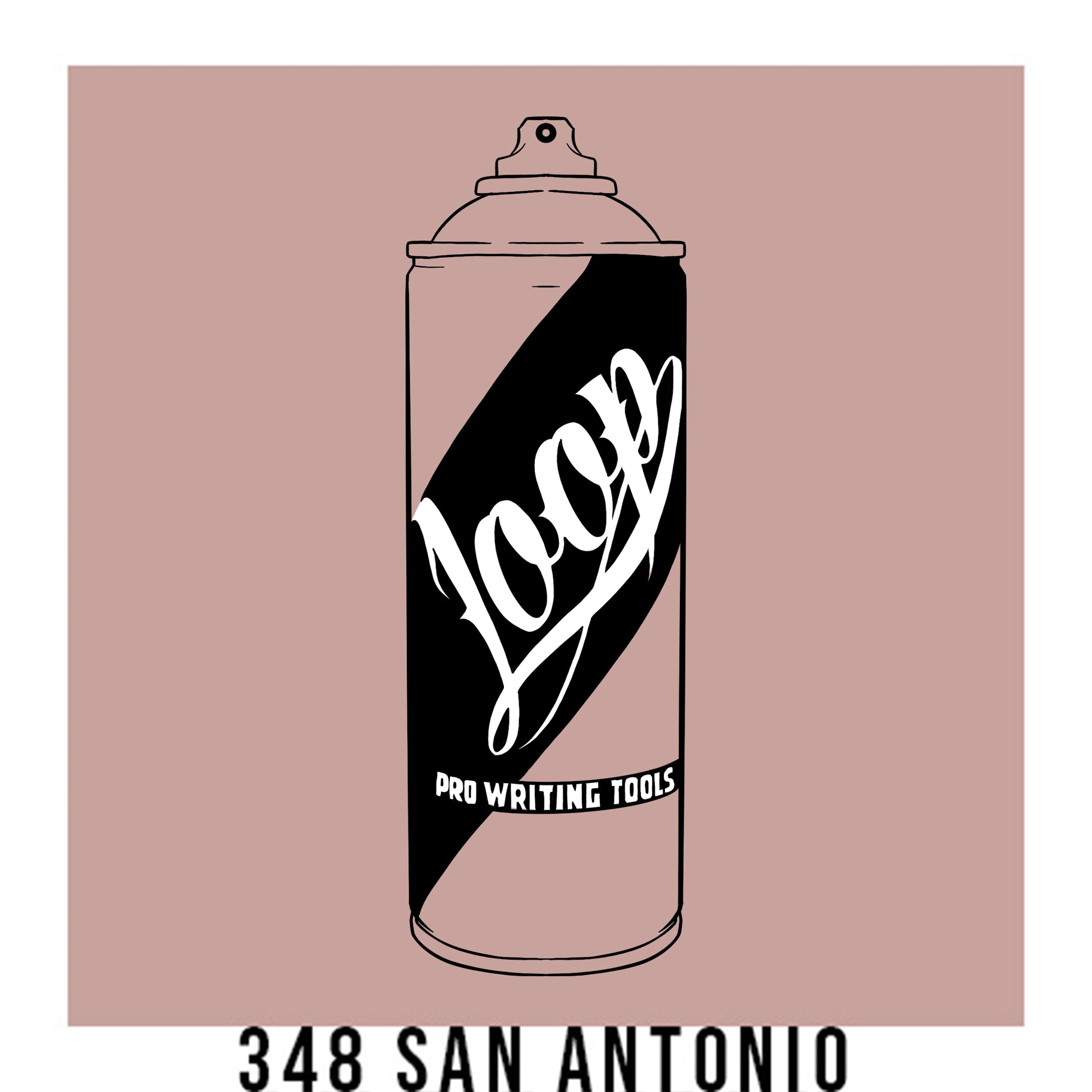 Loop Colors spray paint can in the color San Antonio dusty pink