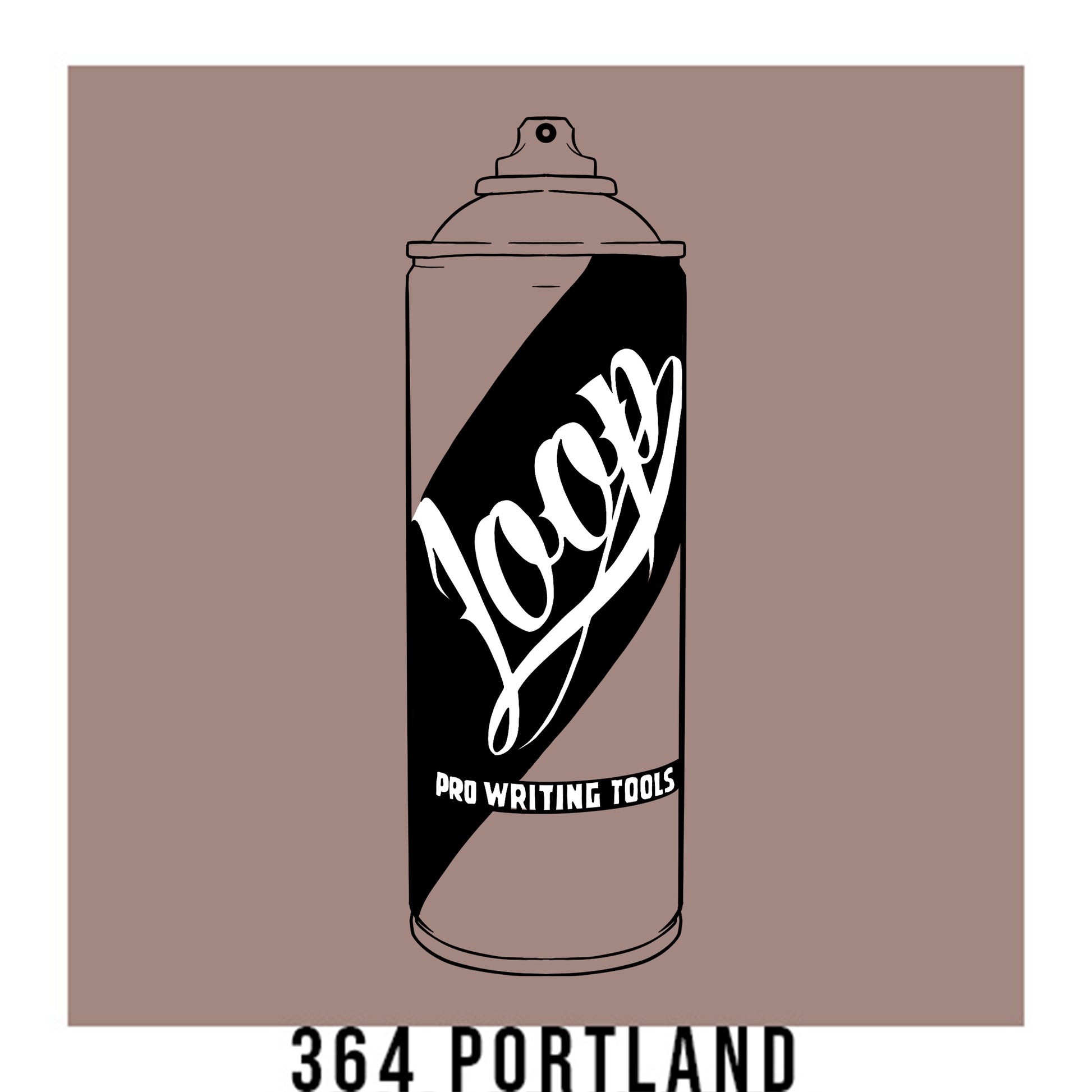 Loop Colors spray paint can in the color Portland stone grey