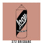 Loop Colors spray paint can in the color Brisbane dark peach