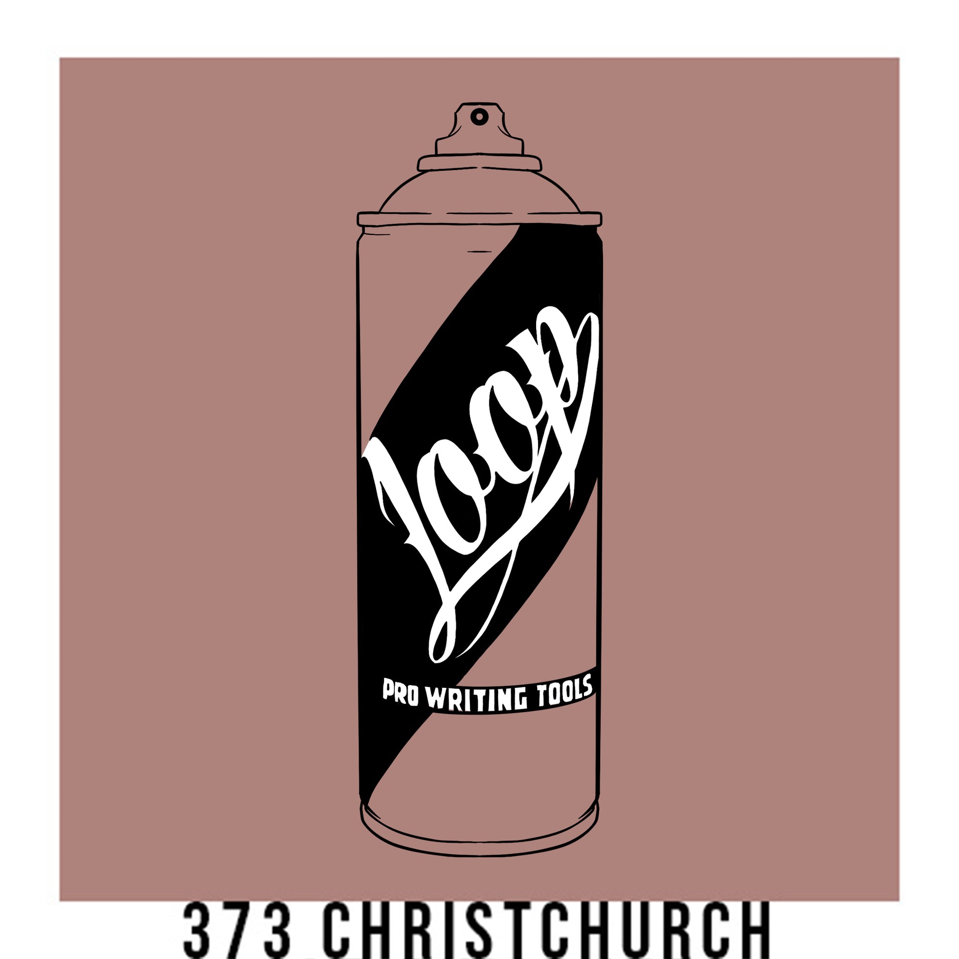 Loop Colors spray paint can in the color Christchurch grey peach