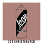 Loop Colors spray paint can in the color Christchurch grey peach