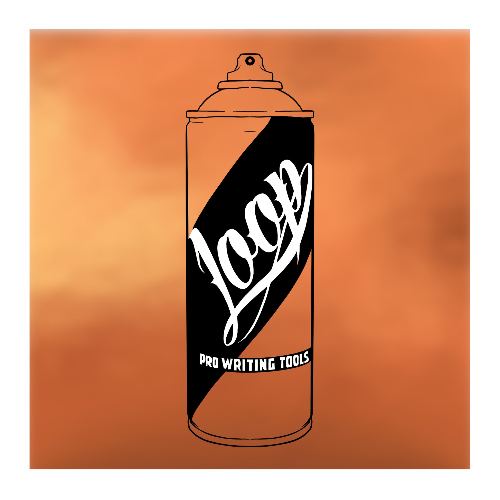 Loop Colors spray paint can in the color Copper metallic