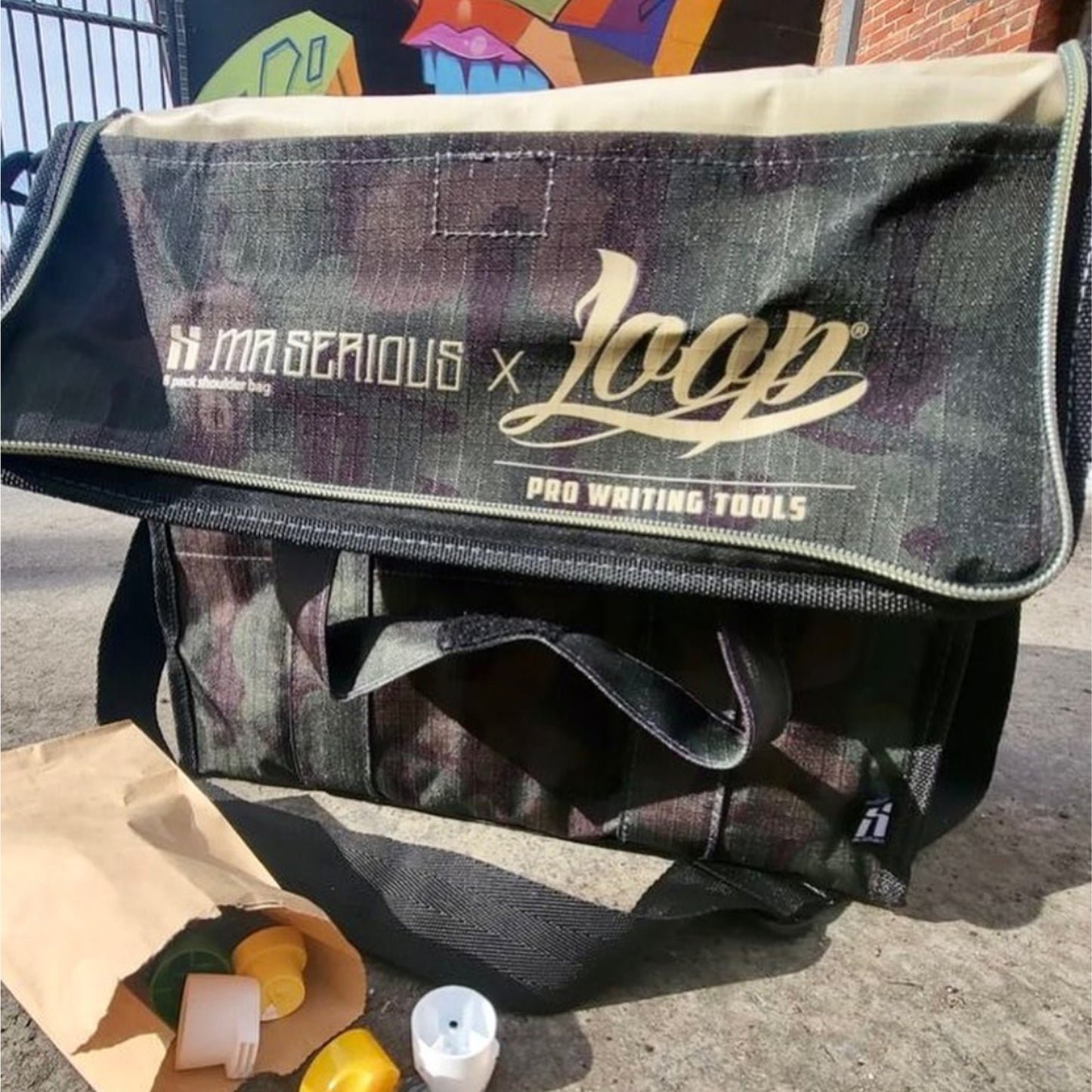 Loop x Mr Serious 8 Pack Bag Camo