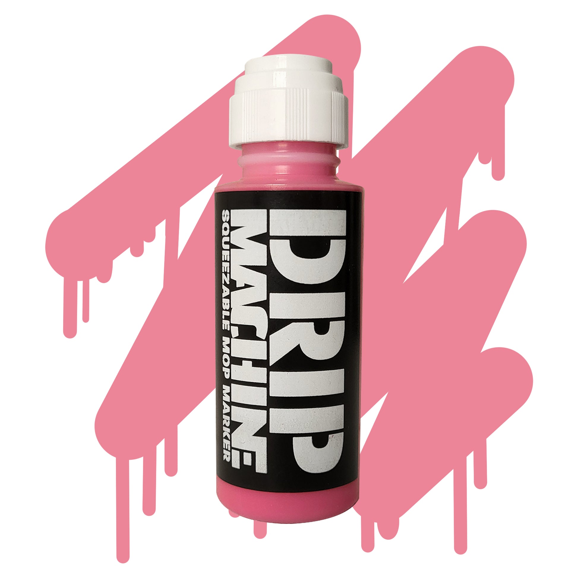 Machine studio graffiti mop, dripper paint marker in pink