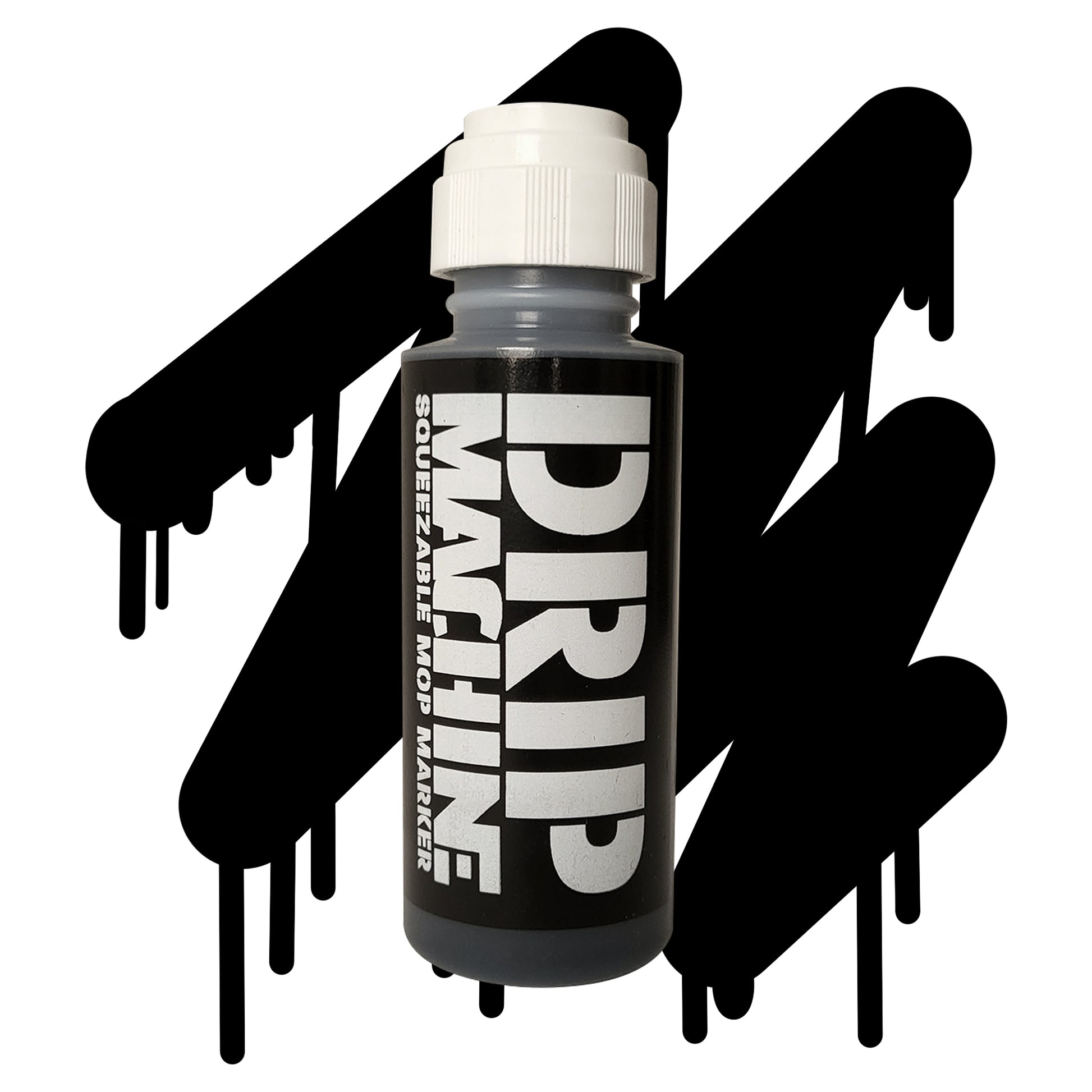 Machine studio graffiti mop, dripper paint marker in black