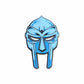 hip hop artist MF Dooms Metal gladiator mask.