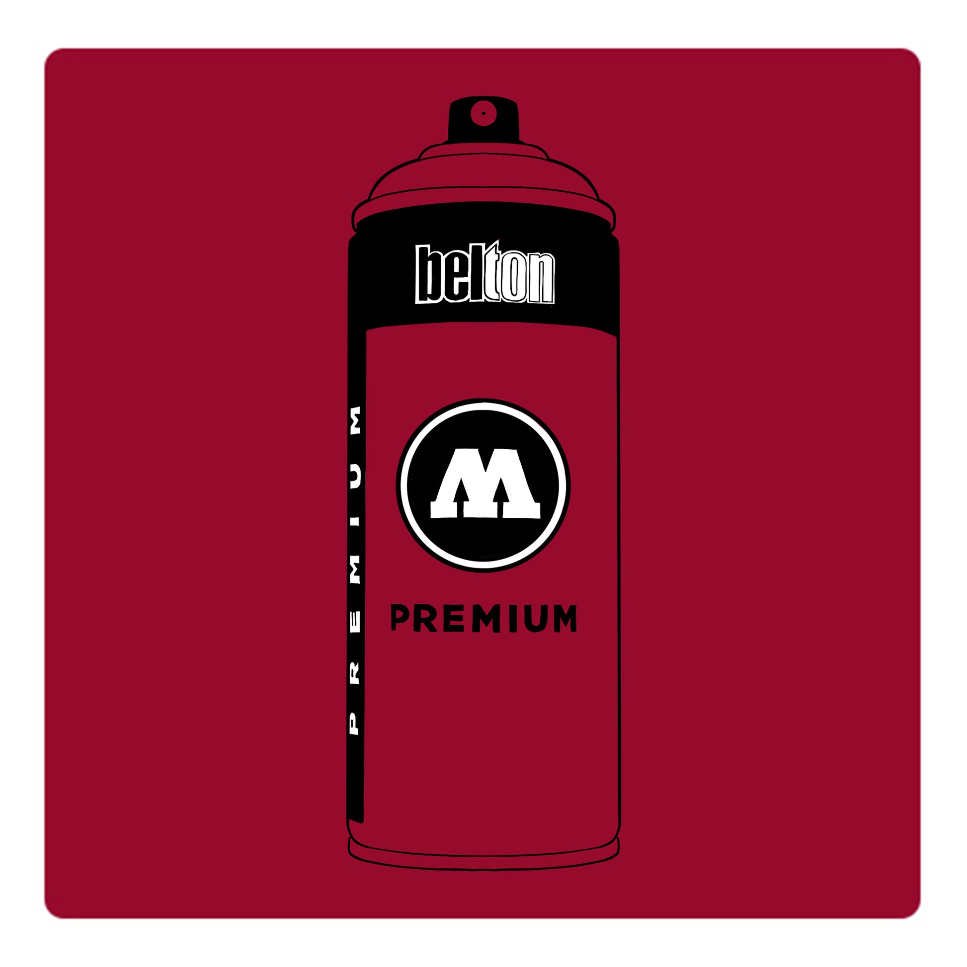 Belton Molotow premium spray paint in color Sangria