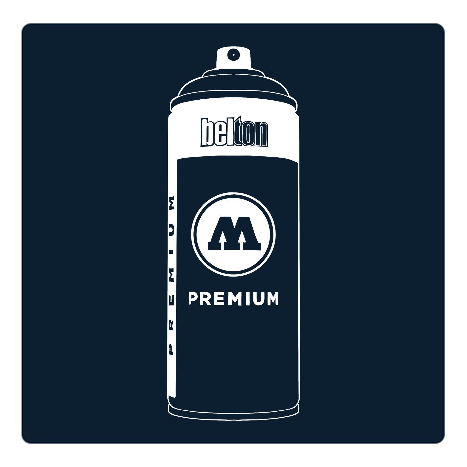 Belton Molotow premium spray paint in color ECB Prussian Dark Blue