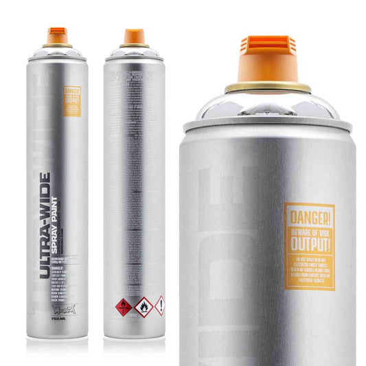 Ultra Wide chrome spray paint can