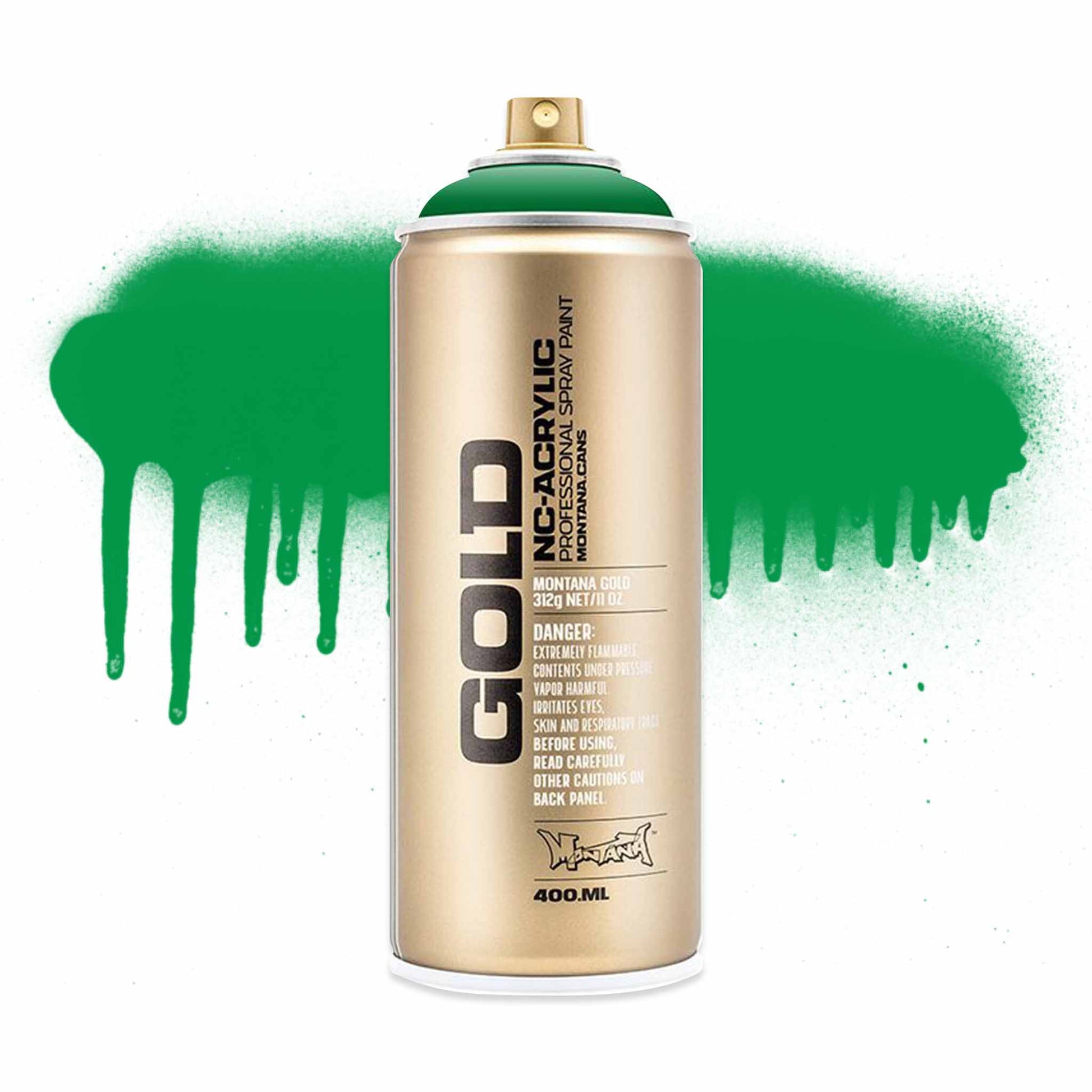 Montana Cans GOLD NC Acrylic Professional Spray paint Shock Green