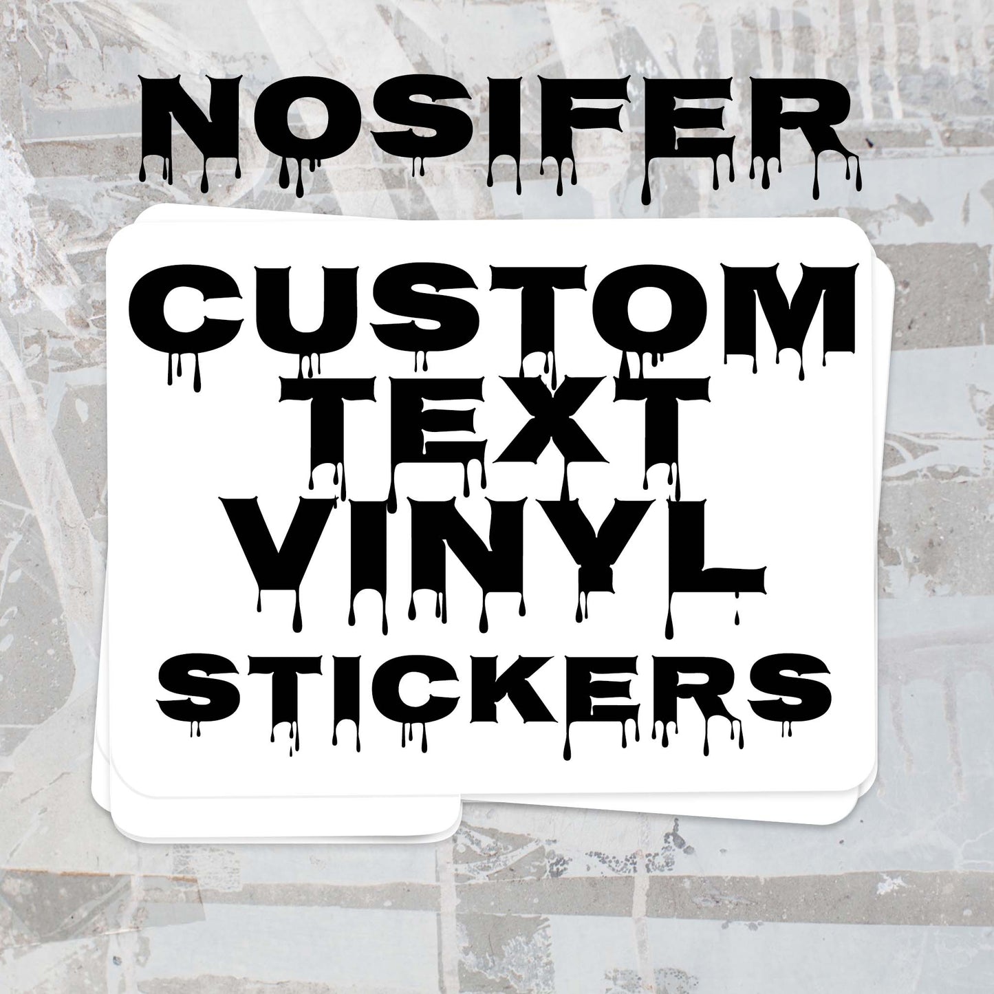 Custom Rectangle Vinyl Stickers