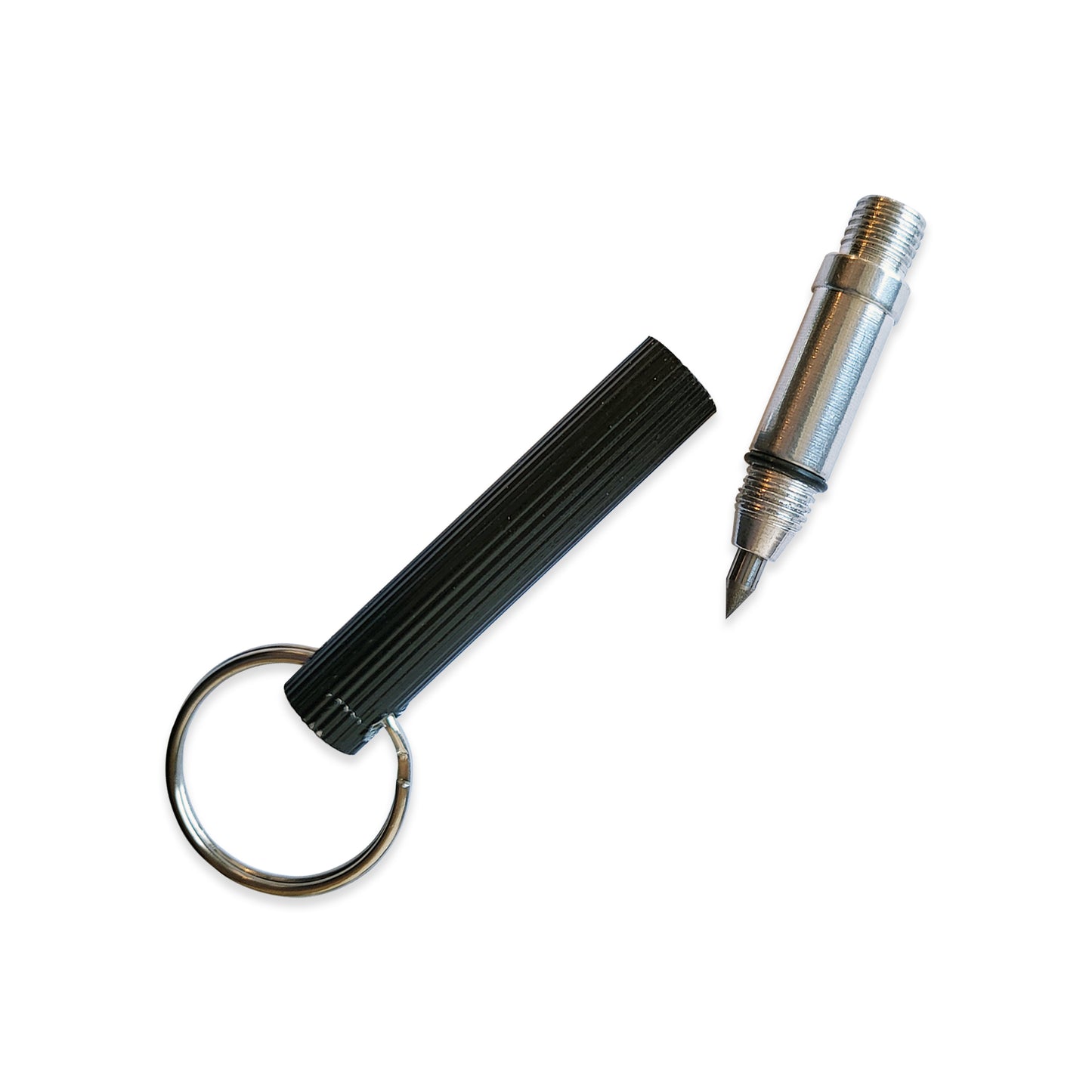 Hand made keychain scribe disassembled. 