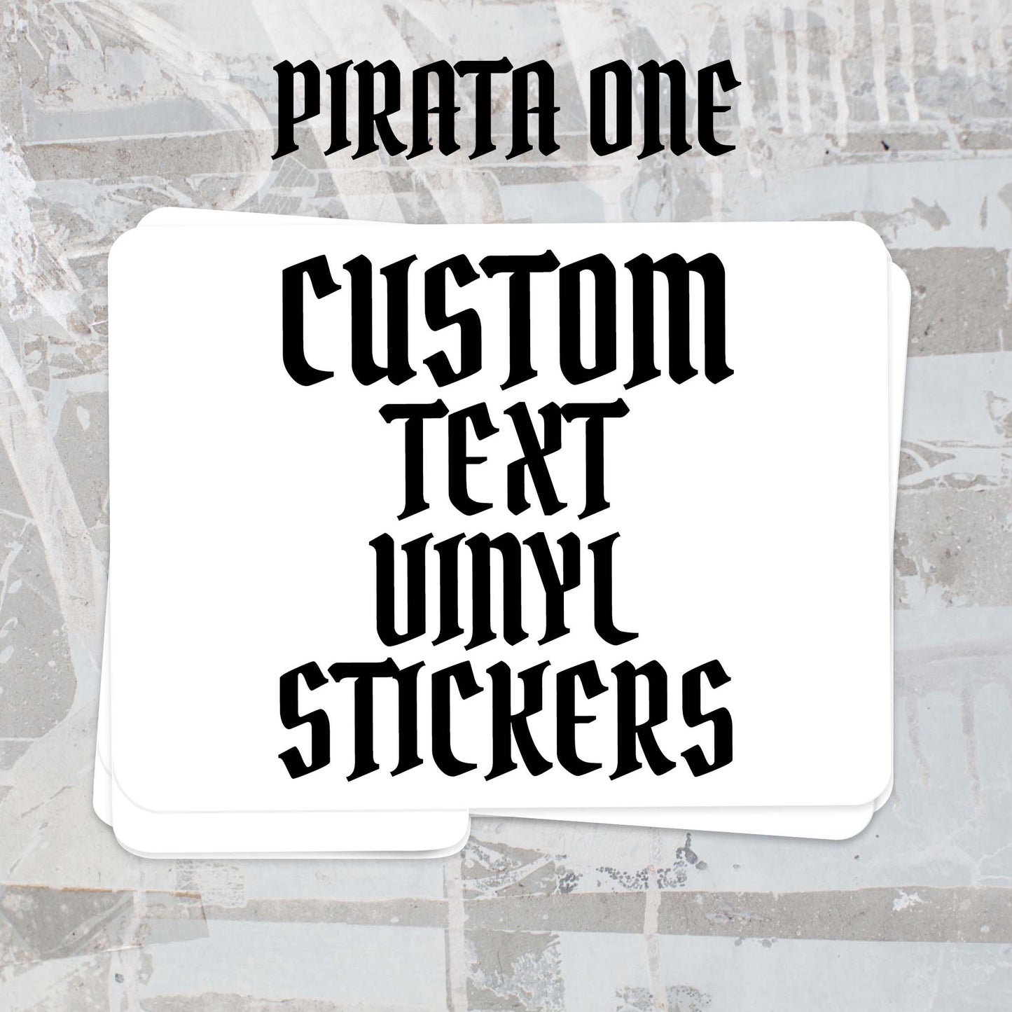 Custom Rectangle Vinyl Stickers