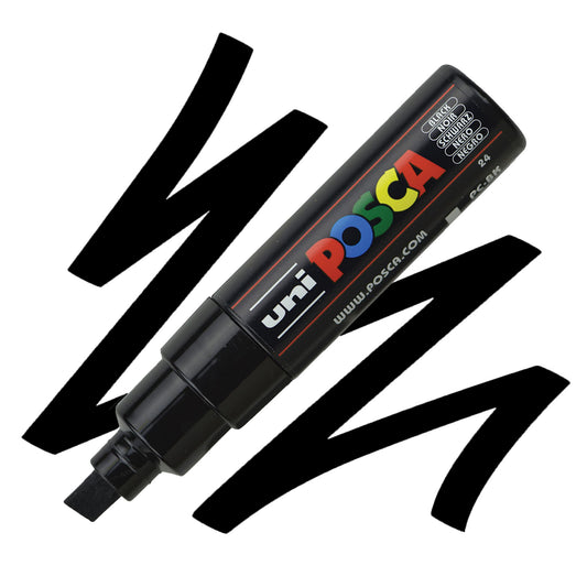 Uni Posca 8K paint marker in black