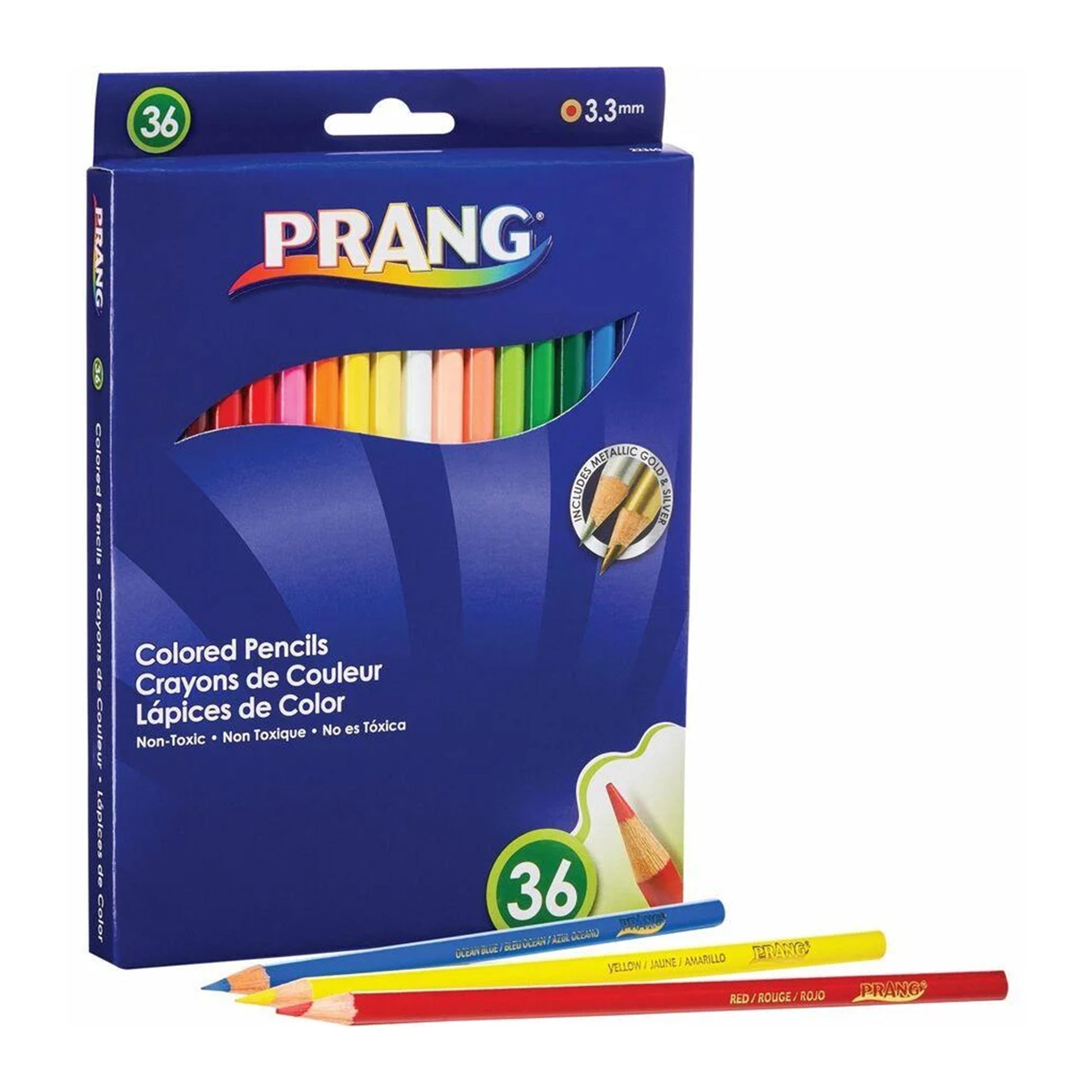 Prang box set of 36 colored pencils