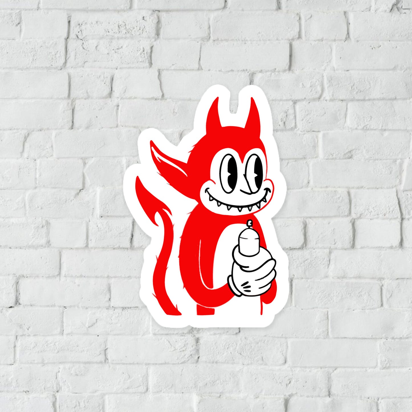 Toon Devil Sticker