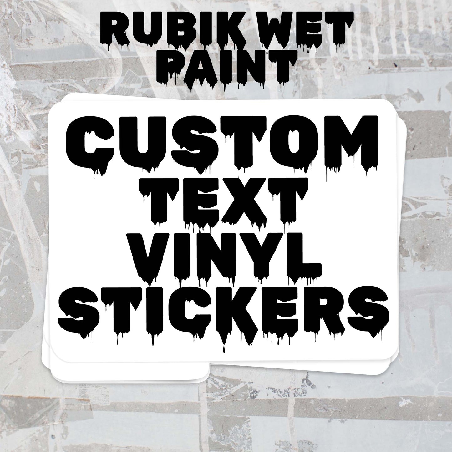 Custom Rectangle Vinyl Stickers