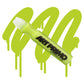 art primo  mop filled with poison green ink in front of a green swatch