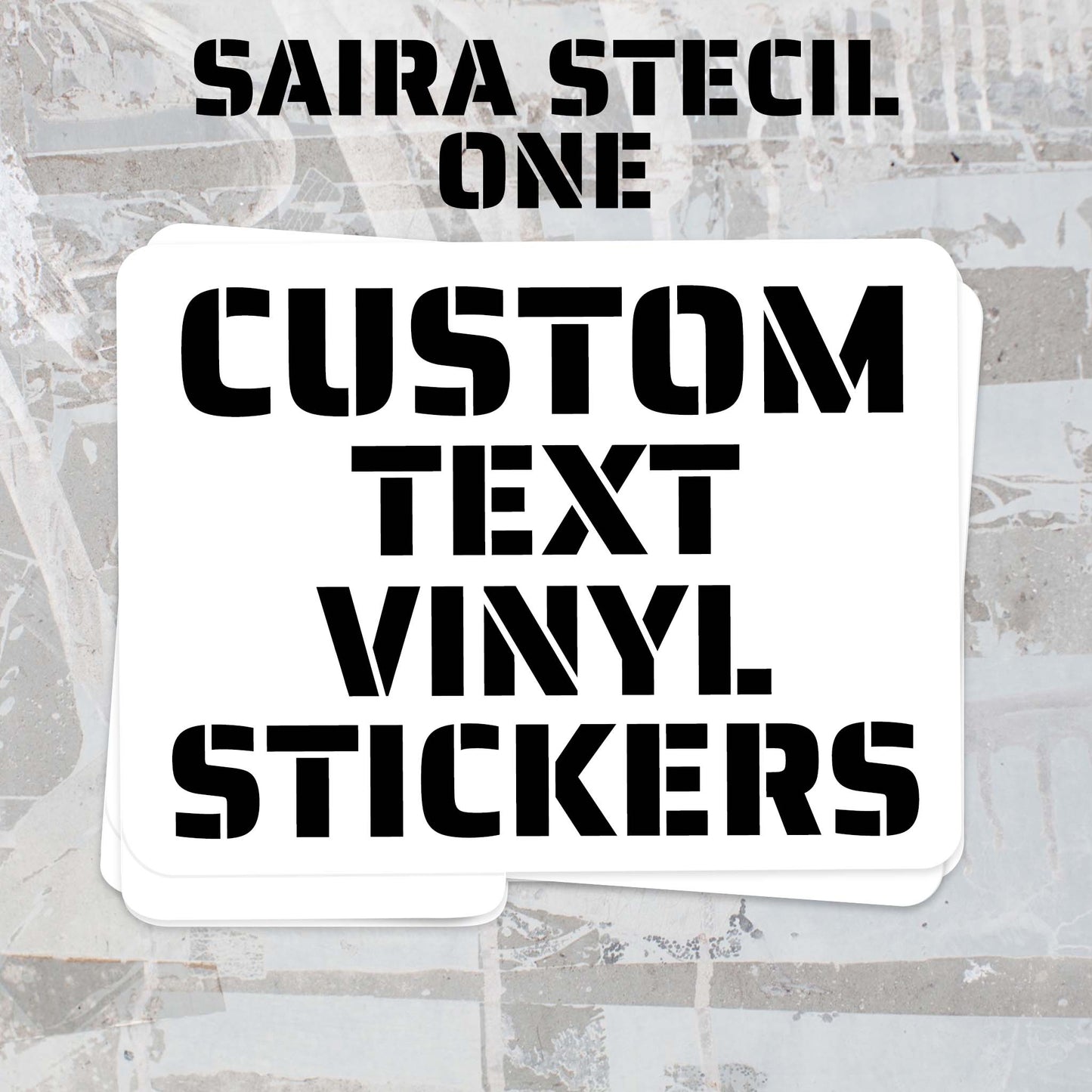 Custom Rectangle Vinyl Stickers
